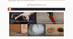 Desktop Screenshot of mycleaningsolutions.com