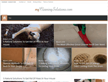 Tablet Screenshot of mycleaningsolutions.com